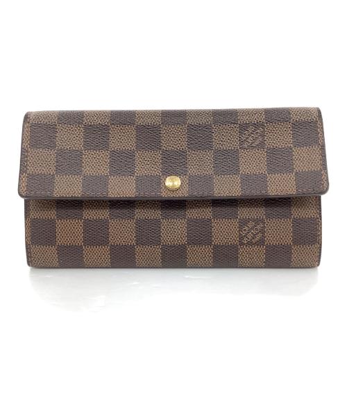 LOUIS VUITTON（ルイ ヴィトン）LOUIS VUITTON (ルイ ヴィトン) ポルトフォイユ・サラ ブラウンの古着・服飾アイテム