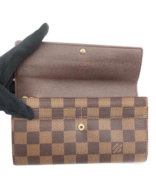 LOUIS VUITTON（ルイ ヴィトン）LOUIS VUITTON (ルイ ヴィトン) ポルトフォイユ・サラ ブラウンの古着・服飾アイテム