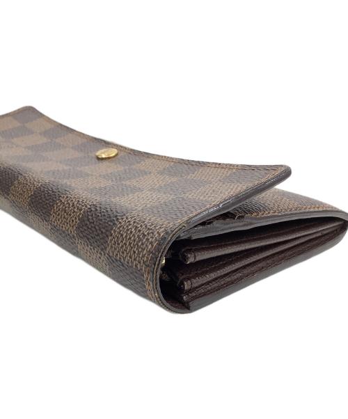 LOUIS VUITTON（ルイ ヴィトン）LOUIS VUITTON (ルイ ヴィトン) ポルトフォイユ・サラ ブラウンの古着・服飾アイテム