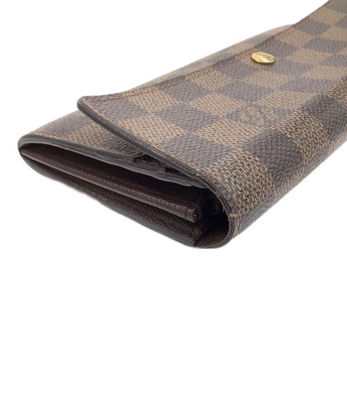 LOUIS VUITTON（ルイ ヴィトン）LOUIS VUITTON (ルイ ヴィトン) ポルトフォイユ・サラ ブラウンの古着・服飾アイテム