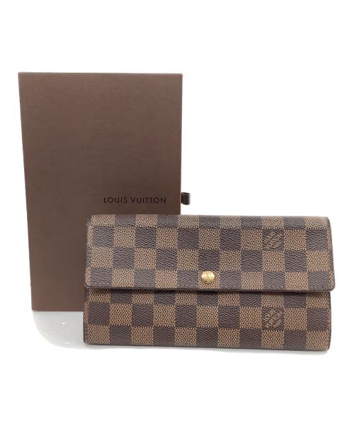 LOUIS VUITTON（ルイ ヴィトン）LOUIS VUITTON (ルイ ヴィトン) ポルトフォイユ・サラ ブラウンの古着・服飾アイテム