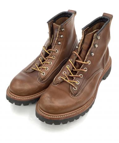 RED WING LINEMAN 2936 茶 9D 27cm 2009年製 中古・古着通販】RED WING (レッドウィング) LINEMAN LUG ブラウン