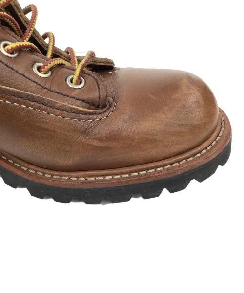 RED WING（レッドウィング）RED WING (レッドウィング) LINEMAN LUG ブラウン サイズ:25.5cmの古着・服飾アイテム