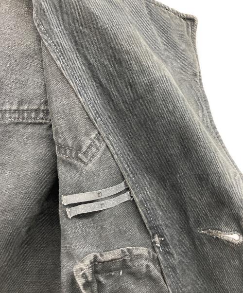NUMBER (N)INE（ナンバーナイン）NUMBER (N)INE (ナンバーナイン) デニムジャケット ダークグレー サイズ:2の古着・服飾アイテム