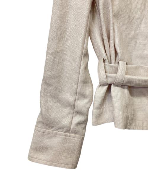 ISSEY MIYAKE（イッセイミヤケ）ISSEY MIYAKE (イッセイミヤケ) シャツジャケット アイボリー サイズ:2の古着・服飾アイテム