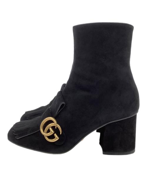 GUCCI（グッチ）GUCCI (グッチ) フリンジブーツ ブラック サイズ:37の古着・服飾アイテム