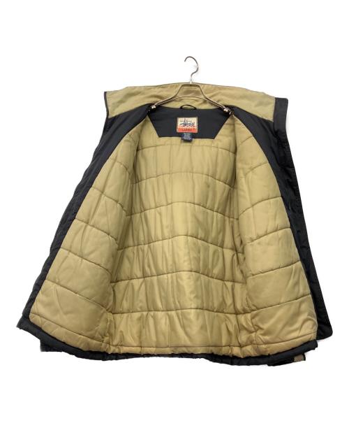 stussy（ステューシー）stussy (ステューシー) 90s stussy OUTDOOR 中綿ジャケット ブラック サイズ:Lの古着・服飾アイテム