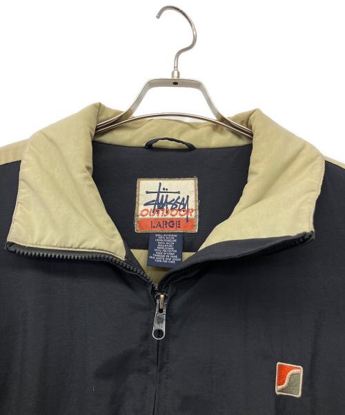 stussy（ステューシー）stussy (ステューシー) 90s stussy OUTDOOR 中綿ジャケット ブラック サイズ:Lの古着・服飾アイテム