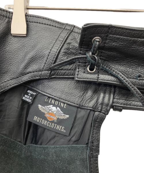 HARLEY-DAVIDSON（ハーレーダビッドソン）HARLEY-DAVIDSON (ハーレーダビッドソン) レザーチャップス ブラック サイズ:XLの古着・服飾アイテム