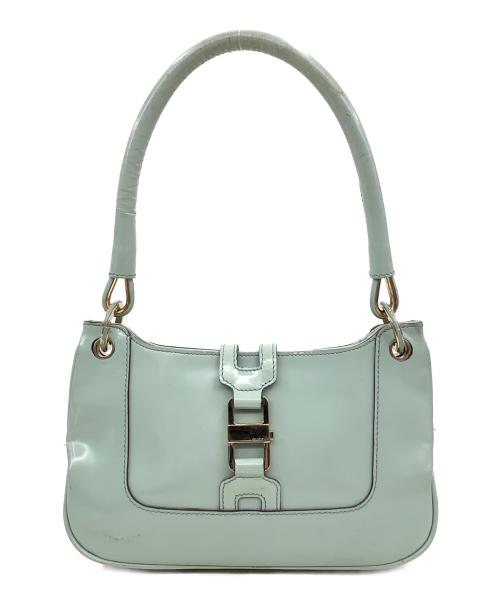 GUCCI（グッチ）GUCCI (グッチ) エナメルアクセサリーポーチ ミントグリーンの古着・服飾アイテム
