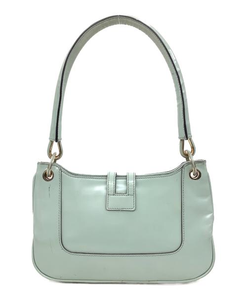 GUCCI（グッチ）GUCCI (グッチ) エナメルアクセサリーポーチ ミントグリーンの古着・服飾アイテム