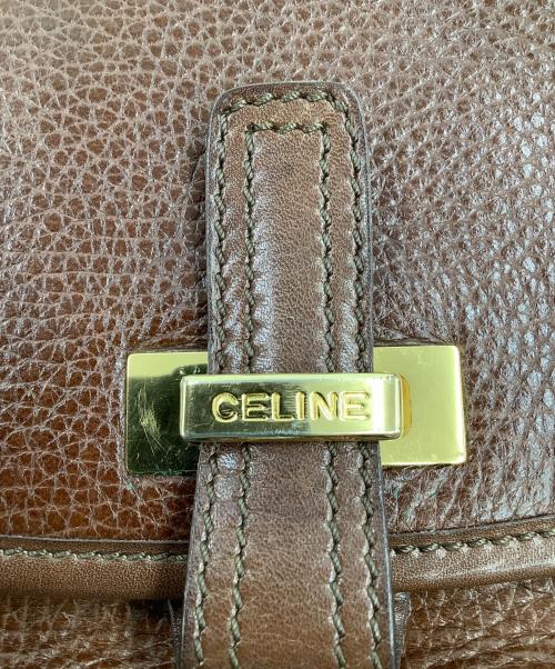 CELINE（セリーヌ）CELINE (セリーヌ) OLD CELINE　ショルダーバッグ ブラウンの古着・服飾アイテム