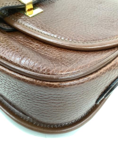 CELINE（セリーヌ）CELINE (セリーヌ) OLD CELINE　ショルダーバッグ ブラウンの古着・服飾アイテム