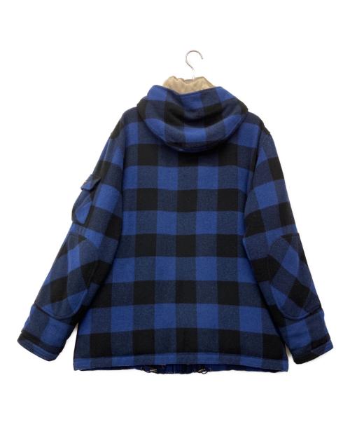 APPLEBUM（アップルバム）APPLEBUM (アップルバム) MASS VS COREフーデッドジャケット ブルー×ブラック サイズ:XLの古着・服飾アイテム