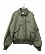 HOUSTONヒューストン）の古着「CWU-36P FLIGHT JACKET」｜グリーン
