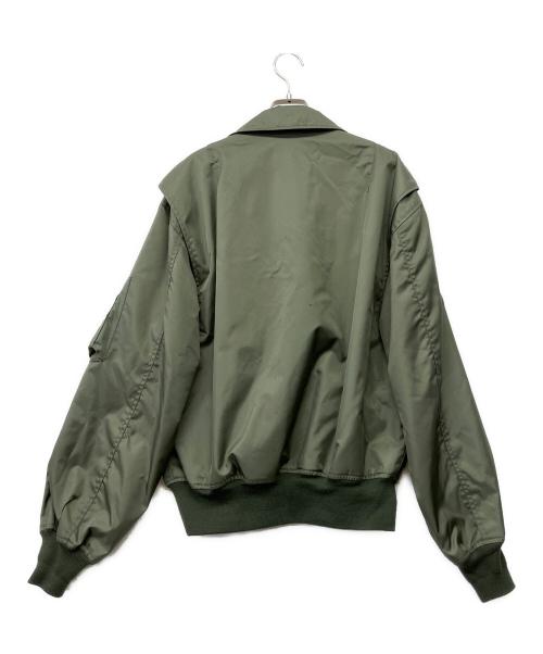 HOUSTON（ヒューストン）HOUSTON (ヒューストン) CWU-36P FLIGHT JACKET グリーン サイズ:XLの古着・服飾アイテム