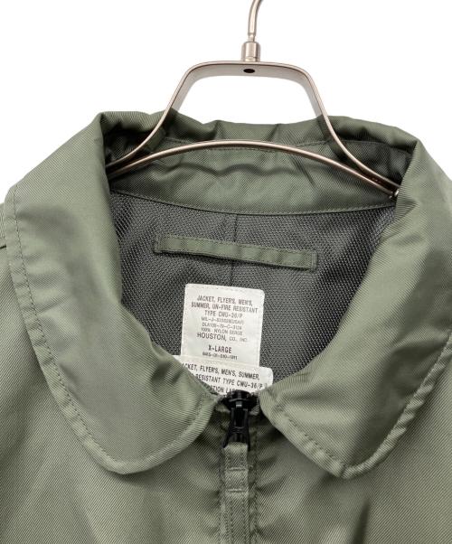 HOUSTON（ヒューストン）HOUSTON (ヒューストン) CWU-36P FLIGHT JACKET グリーン サイズ:XLの古着・服飾アイテム