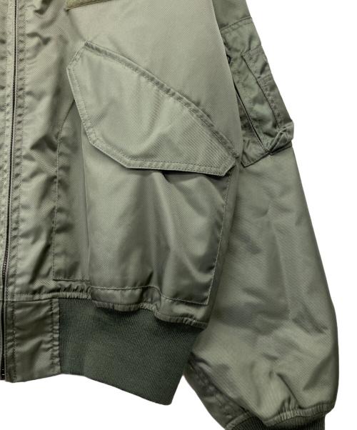 HOUSTON（ヒューストン）HOUSTON (ヒューストン) CWU-36P FLIGHT JACKET グリーン サイズ:XLの古着・服飾アイテム