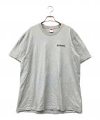 SUPREMEシュプリーム）の古着「PATCHWORK TEE CEMENT」｜ライトグレー