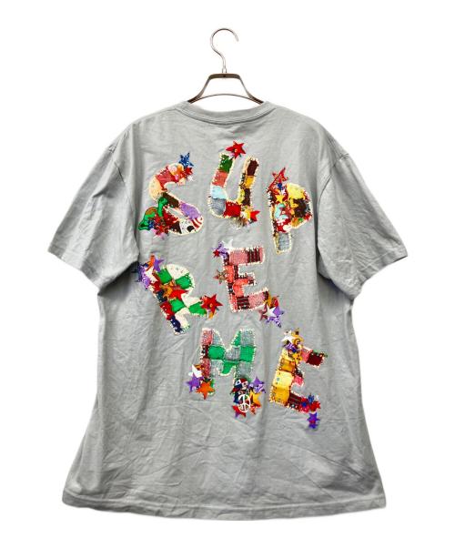 SUPREME（シュプリーム）Supreme (シュプリーム) PATCHWORK TEE CEMENT ライトグレー サイズ:Mの古着・服飾アイテム