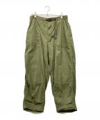 THE NORTHFACE PURPLELABELザ・ノースフェイス パープルレーベル）の古着「Ripstop Wide Cropped Pants」｜カーキ
