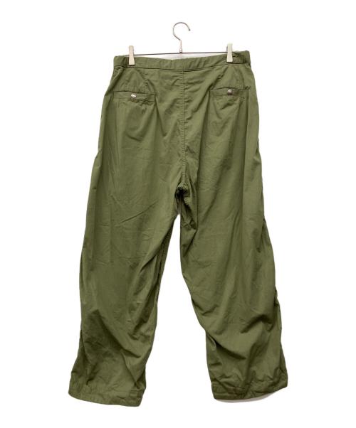 THE NORTHFACE PURPLELABEL（ザ・ノースフェイス パープルレーベル）THE NORTHFACE PURPLELABEL (ザ・ノースフェイス パープルレーベル) Ripstop Wide Cropped Pants カーキ サイズ:86(W34)の古着・服飾アイテム