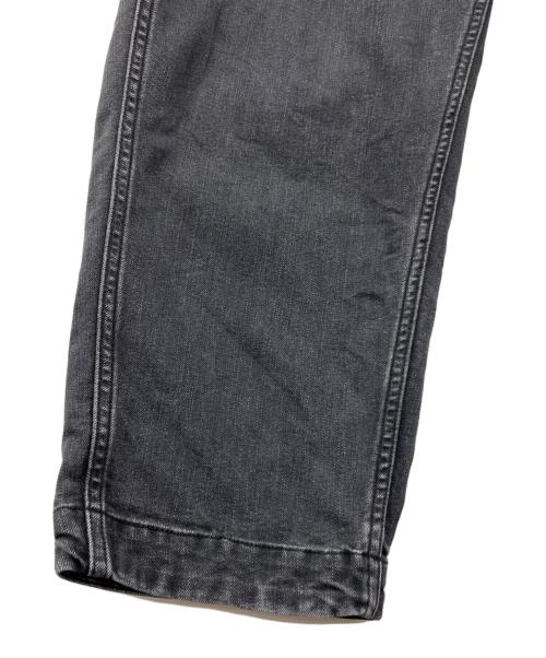 THE NORTHFACE PURPLELABEL（ザ・ノースフェイス パープルレーベル）THE NORTHFACE PURPLELABEL (ザ・ノースフェイス パープルレーベル) Webbing Belt Denim Wide Tapered Pants ブラック サイズ:81cm(W32)の古着・服飾アイテム