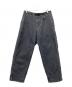 THE NORTHFACE PURPLELABEL（ザ・ノースフェイス パープルレーベル）の古着「Webbing Belt Denim Wide Tapered Pants」｜ブラック