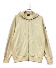 THE NORTH FACE（ザ ノース フェイス）の古着「Square Logo Full Zip」｜ベージュ