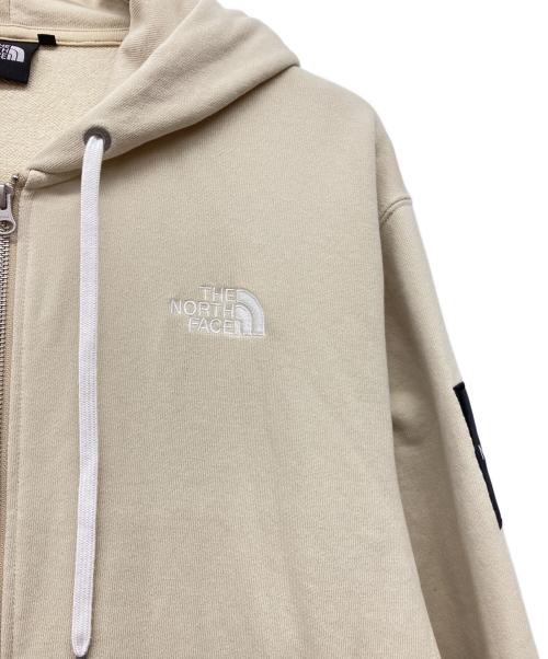 THE NORTH FACE（ザ ノース フェイス）THE NORTH FACE (ザ ノース フェイス) Square Logo Full Zip ベージュ サイズ:XLの古着・服飾アイテム