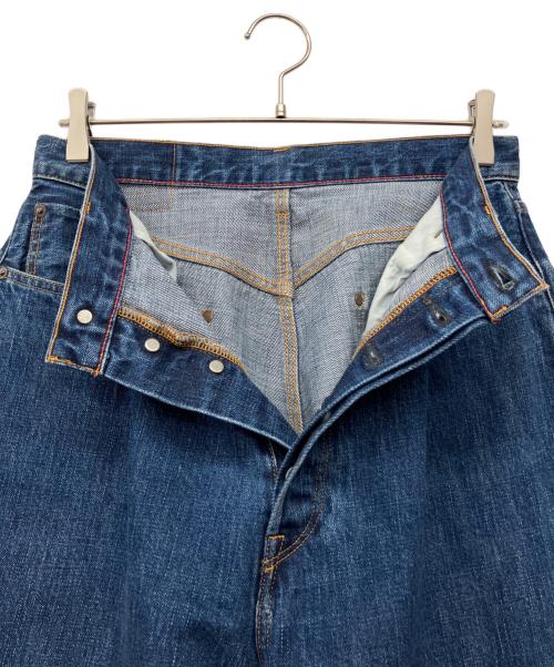 ordinary fits（オーディナリーフィッツ）Ordinary fits (オーディナリーフィッツ) ワイドデニムパンツ インディゴ サイズ:76cm(W30)の古着・服飾アイテム
