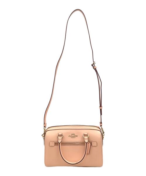 COACH（コーチ）COACH (コーチ) ローアン サッチェル ピンクベージュの古着・服飾アイテム