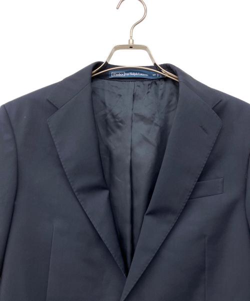 POLO RALPH LAUREN（ポロ・ラルフローレン）POLO RALPH LAUREN (ポロ・ラルフローレン) サイドベンツウールテーラードジャケット ネイビー サイズ:36の古着・服飾アイテム
