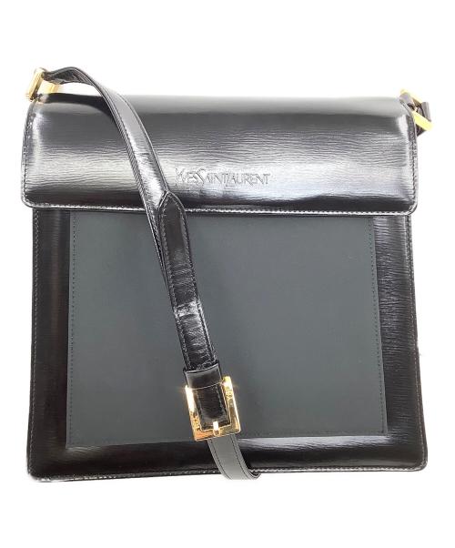 Yves Saint Laurent（イヴサンローラン）Yves Saint Laurent (イヴサンローラン) ショルダーバッグ ブラックの古着・服飾アイテム