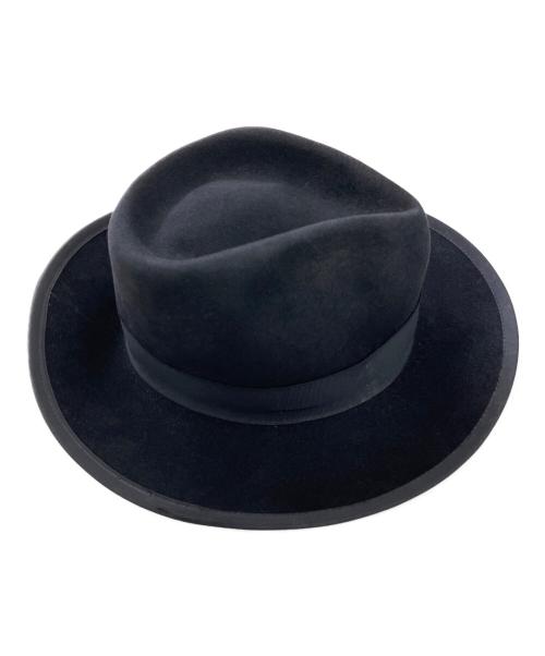 STETSON（ステットソン）STETSON (ステットソン) ハット ブラック サイズ:57  7 1/8の古着・服飾アイテム