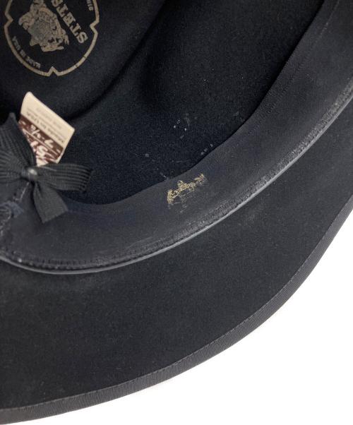 STETSON（ステットソン）STETSON (ステットソン) ハット ブラック サイズ:57  7 1/8の古着・服飾アイテム