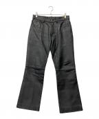 LEVI'Sリーバイス）の古着「レザーパンツ」｜ブラック