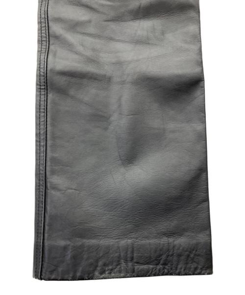 LEVI'S（リーバイス）LEVI'S (リーバイス) レザーパンツ ブラック サイズ:86cm(W34)の古着・服飾アイテム