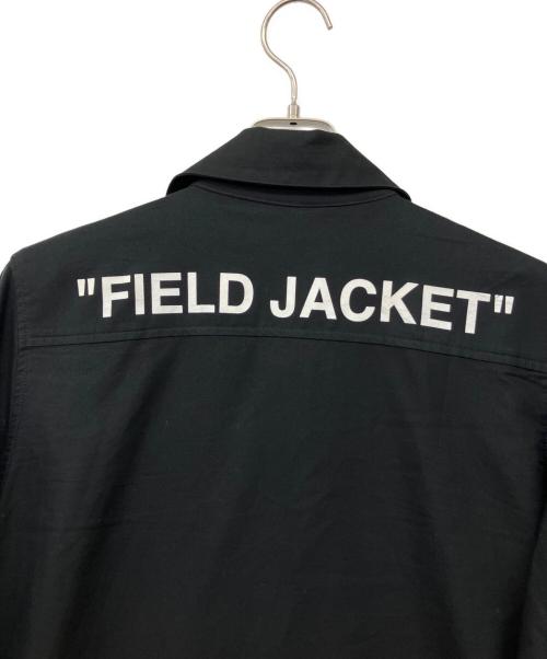 OFFWHITE（オフホワイト）OFFWHITE (オフホワイト) 切替フィールドジャケット ブラック サイズ:Sの古着・服飾アイテム