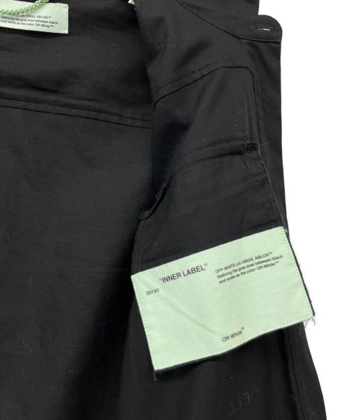 OFFWHITE（オフホワイト）OFFWHITE (オフホワイト) 切替フィールドジャケット ブラック サイズ:Sの古着・服飾アイテム