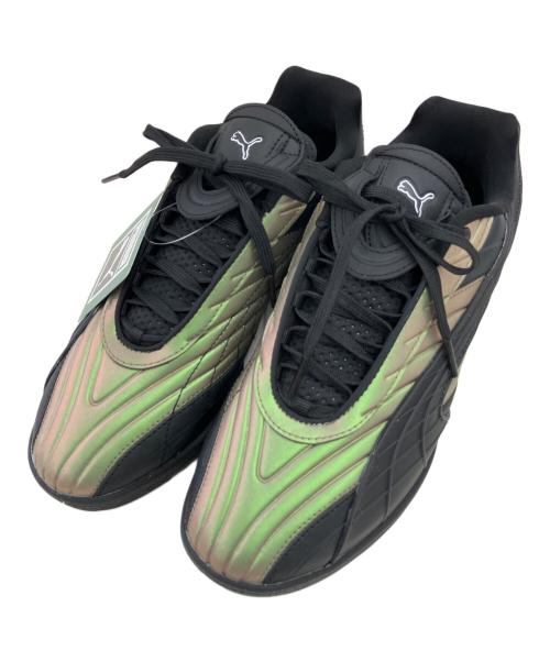 PUMA（プーマ）PUMA (プーマ) V-S2 SPECTRUMローカットスニーカー ブラック×グリーン サイズ:26 未使用品の古着・服飾アイテム
