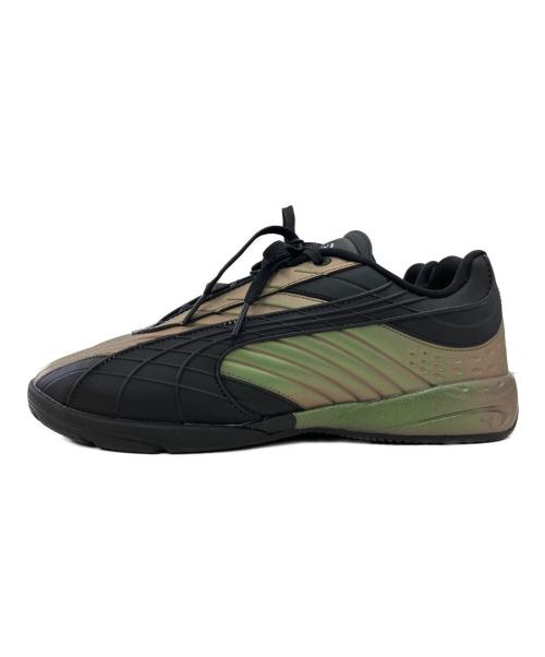 PUMA（プーマ）PUMA (プーマ) V-S2 SPECTRUMローカットスニーカー ブラック×グリーン サイズ:26 未使用品の古着・服飾アイテム