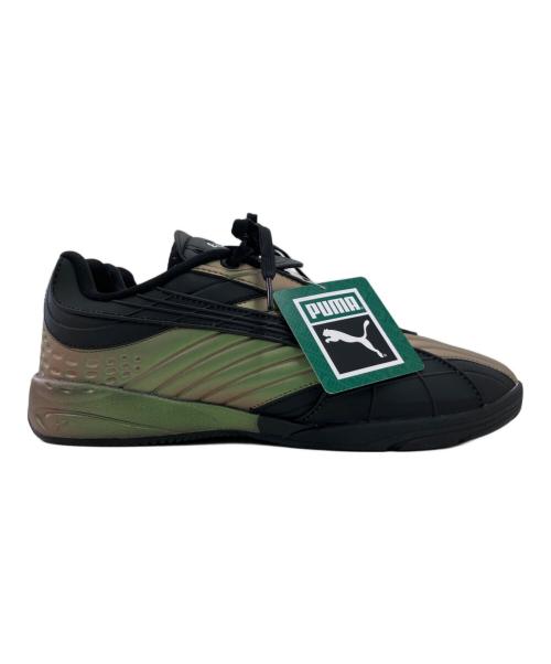 PUMA（プーマ）PUMA (プーマ) V-S2 SPECTRUMローカットスニーカー ブラック×グリーン サイズ:26 未使用品の古着・服飾アイテム