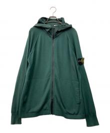 STONE ISLAND（ストーンアイランド）の古着「フードジップアップカーディガン」｜グリーン