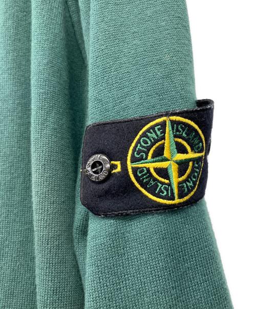 STONE ISLAND（ストーンアイランド）STONE ISLAND (ストーンアイランド) フードジップアップカーディガン グリーン サイズ:Lの古着・服飾アイテム