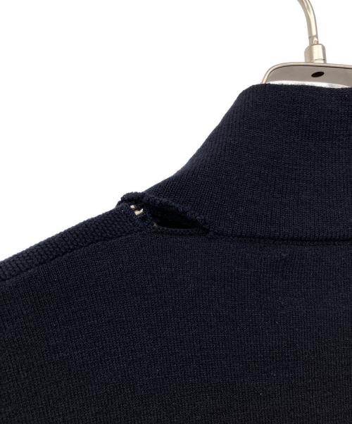 STONE ISLAND（ストーンアイランド）STONE ISLAND (ストーンアイランド) Stellina Knit Zip Cardigan ネイビー サイズ:Lの古着・服飾アイテム