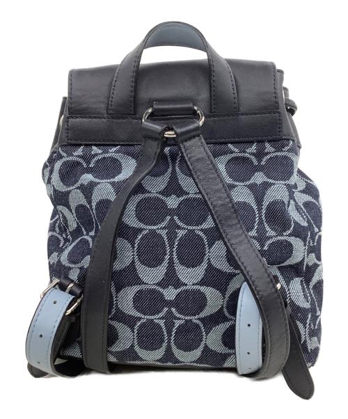 COACH（コーチ）COACH (コーチ) ビリー バッグパック デニム ネイビーの古着・服飾アイテム