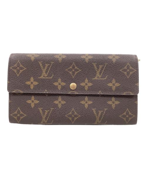 LOUIS VUITTON（ルイ ヴィトン）LOUIS VUITTON (ルイ ヴィトン) ポシェット・ポルトモネ クレディ ブラウンの古着・服飾アイテム
