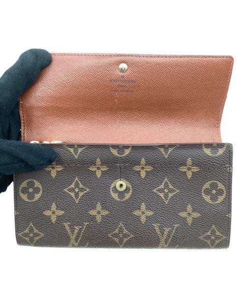 LOUIS VUITTON（ルイ ヴィトン）LOUIS VUITTON (ルイ ヴィトン) ポシェット・ポルトモネ クレディ ブラウンの古着・服飾アイテム
