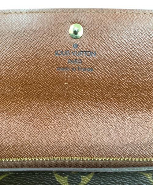 LOUIS VUITTON（ルイ ヴィトン）LOUIS VUITTON (ルイ ヴィトン) ポシェット・ポルトモネ クレディ ブラウンの古着・服飾アイテム